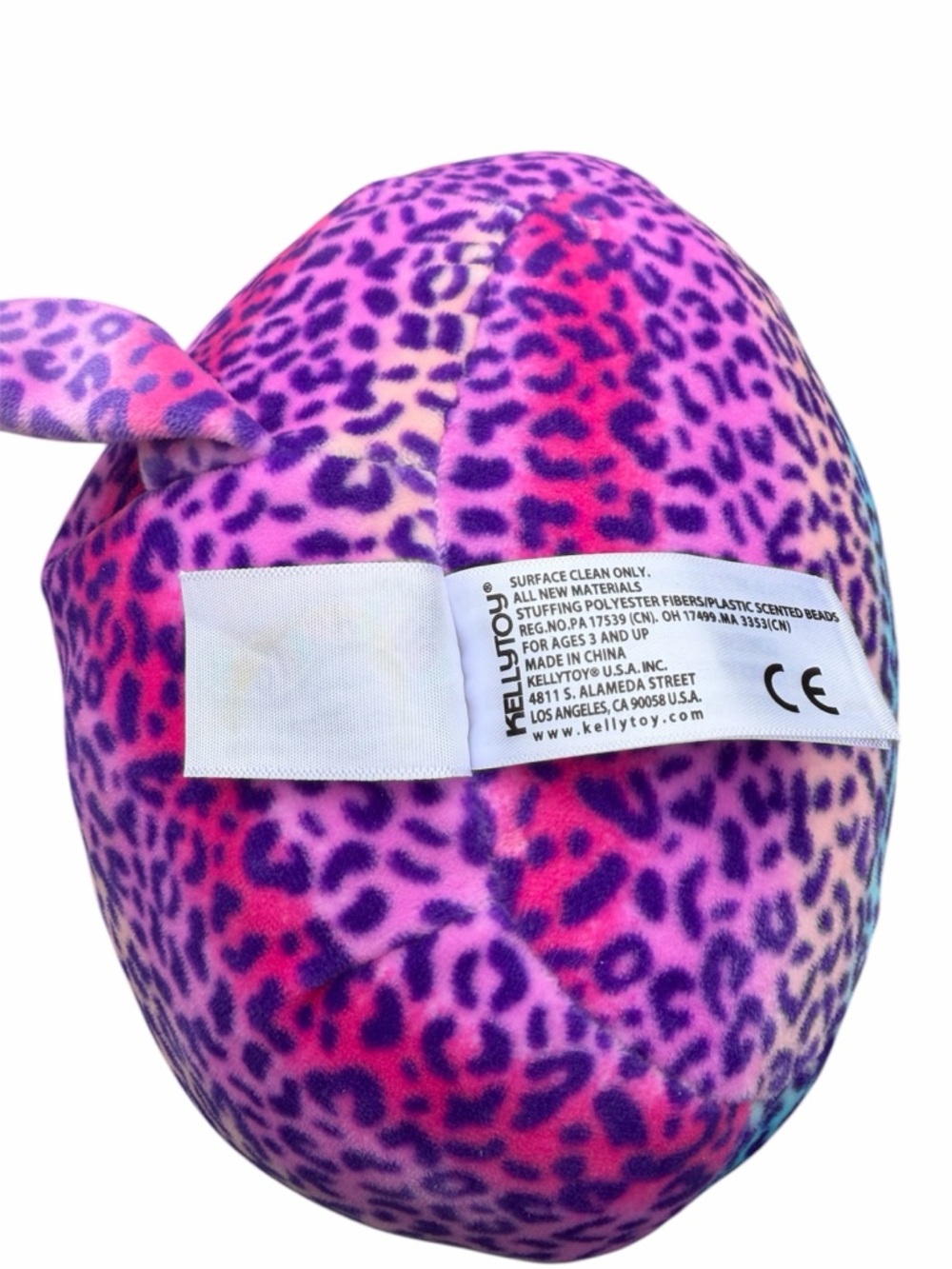 Michaela the Rainbow Leopard Squishmallow - Sequin Belly - Rare - Picture 3 of 3
